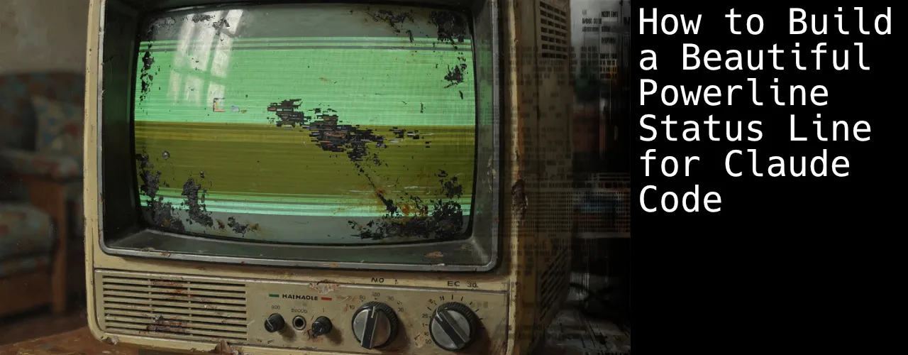 Retro tv that shows color palette